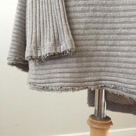 NWOT Free People Lover Rib Split Back Knit, Sz L - Picture 2 of 8